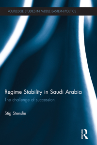 Imagen de portada: Regime Stability in Saudi Arabia 1st edition 9780367866747