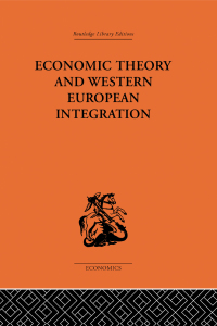 Cover image: Economic Theory and Western European Intergration 1st edition 9780415313643