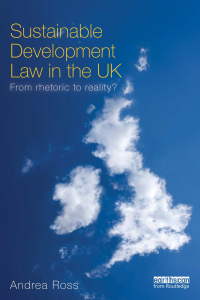 Imagen de portada: Sustainable Development Law in the UK 1st edition 9781849712880