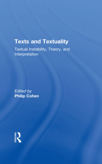 Cover image: Texts and Textuality 1st edition 9781138864276