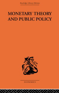 Cover image: Monetary Theory and Public Policy 1st edition 9780415313742
