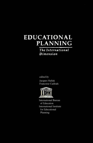 Imagen de portada: Educational Planning 1st edition 9780815320241