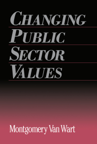 Cover image: Changing Public Sector Values 1st edition 9780815320715