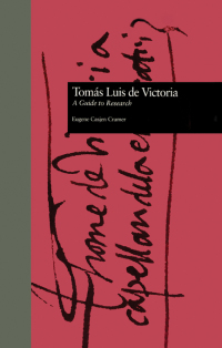 Cover image: Toms Luis de Victoria 1st edition 9780815320968