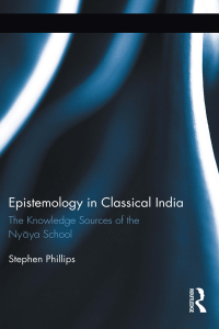 Cover image: Epistemology in Classical India 1st edition 9780415895545