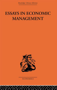 Imagen de portada: Essays in Economic Management 1st edition 9780415314039