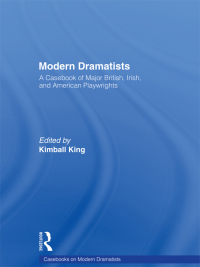 Cover image: Modern Dramatists 1st edition 9780815323495