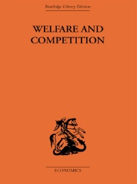 Cover image: Welfare & Competition 1st edition 9780415314091