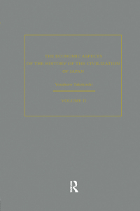 صورة الغلاف: The Economic Aspects of the History of the Civilization of Japan 1st edition 9780415323789