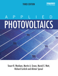 Imagen de portada: Applied Photovoltaics 3rd edition 9781849711418