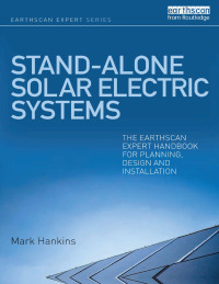 صورة الغلاف: Stand-alone Solar Electric Systems 1st edition 9780367787509