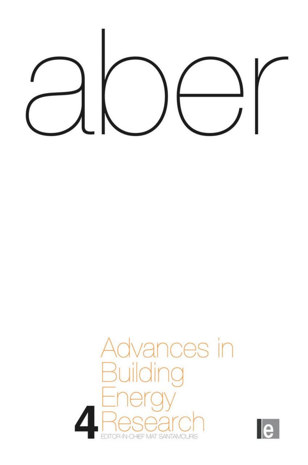 Advances in Building Energy Research Volume 4 1st Edition