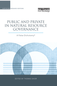 Imagen de portada: Public and Private in Natural Resource Governance 1st edition 9781138996960
