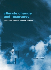 Imagen de portada: Climate Change and Insurance 1st edition 9781844074839
