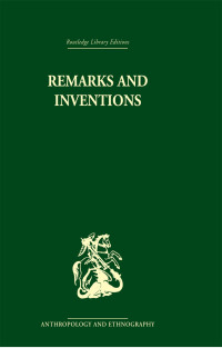 Cover image: Remarks and Inventions 1st edition 9780415330121