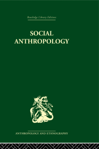 Imagen de portada: Social Anthropology 1st edition 9781032810331