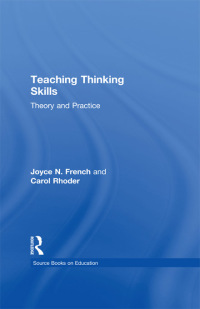 Cover image: Teaching Thinking Skills 1st edition 9781138983731