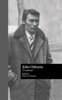 Cover image: John Osborne 1st edition 9780824074425