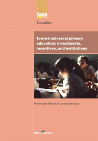 Cover image: UN Millennium Development Library: Toward Universal Primary Education 1st edition 9781844072217
