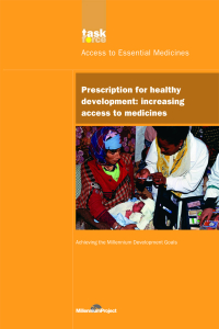 Cover image: UN Millennium Development Library: Prescription for Healthy Development 1st edition 9781138471832