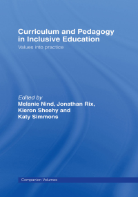 Omslagafbeelding: Curriculum and Pedagogy in Inclusive Education 1st edition 9780415352079
