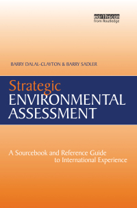 Cover image: Strategic Environmental Assessment 1st edition 9781844071791