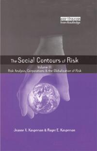 Cover image: Social Contours of Risk 1st edition 9781844070725