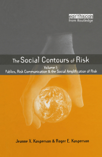 表紙画像: Social Contours of Risk 1st edition 9781844070732