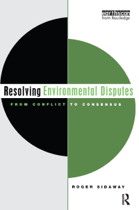 Cover image: Resolving Environmental Disputes 1st edition 9781844070138