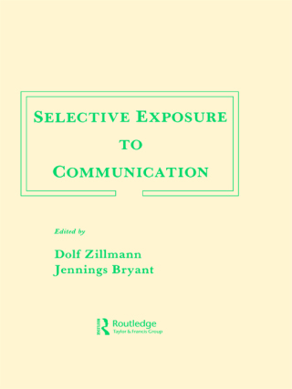 Cover image: Selective Exposure To Communication 1st edition 9780898595857