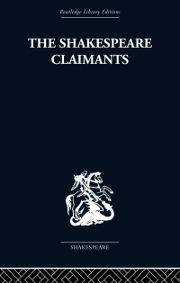 Cover image: The Shakespeare Claimants 1st edition 9780415352901