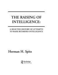 Cover image: The Raising of Intelligence 1st edition 9780898598360