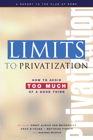 Cover image: Limits to Privatization 1st edition 9781844071777