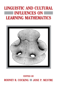 Imagen de portada: Linguistic and Cultural Influences on Learning Mathematics 1st edition 9780898598766