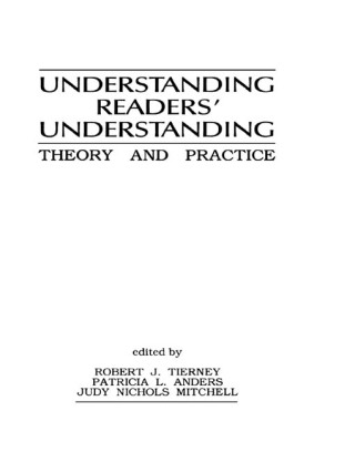 Imagen de portada: Understanding Readers' Understanding 1st edition 9780898599114