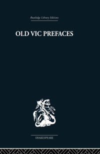 Cover image: Old Vic Prefaces 1st edition 9780415353182