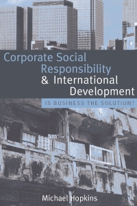 Titelbild: Corporate Social Responsibility and International Development 1st edition 9781844076109