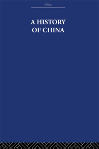 Imagen de portada: A History of China 1st edition 9780415848213