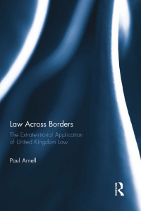 صورة الغلاف: Law Across Borders 1st edition 9780415558617