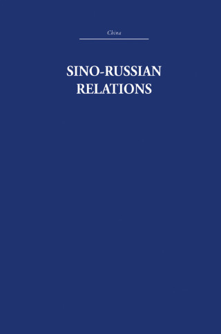Imagen de portada: Sino-Russian Relations 1st edition 9780415361682