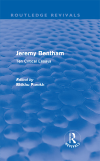 Cover image: Jeremy Bentham 1st edition 9780415692427