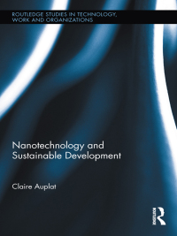 Cover image: Nanotechnology and Sustainable Development 1st edition 9780415891820