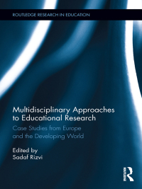 Imagen de portada: Multidisciplinary Approaches to Educational Research 1st edition 9780415899147