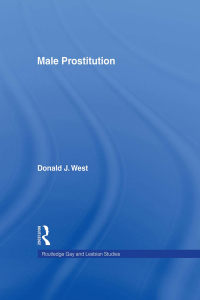 Cover image: Male Prostitution 1st edition 9781560243687