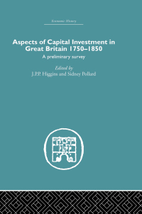 Imagen de portada: Aspects of Capital Investment in Great Britain 1750-1850 1st edition 9780415378529