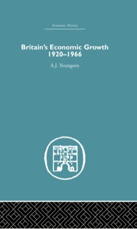 Cover image: Britain's Economic Growth 1920-1966 1st edition 9781138864900