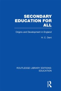 Cover image: Secondary Education for All 1st edition 9780415689113