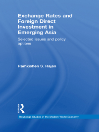 Imagen de portada: Exchange Rates and Foreign Direct Investment in Emerging Asia 1st edition 9780415682053