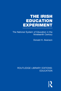 Cover image: The Irish Education Experiment 1st edition 9780415689809
