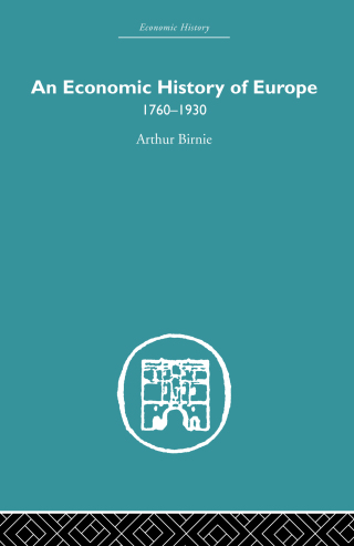 Cover image: An Economic History of Europe 1760-1930 1st edition 9780415607575